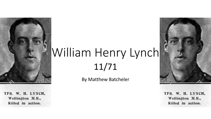 william henry lynch 11 71