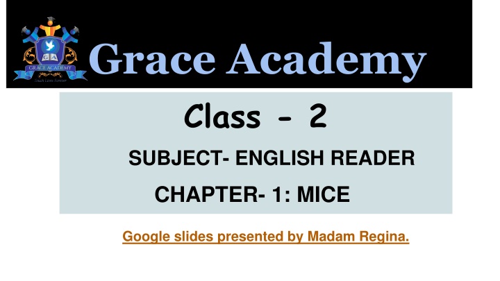 grace academy class 2 subject english reader