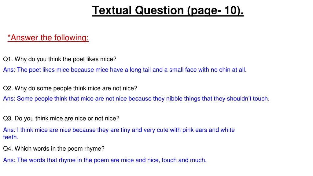 textual question page 10