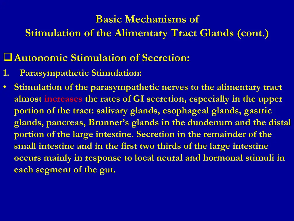 basic mechanisms of