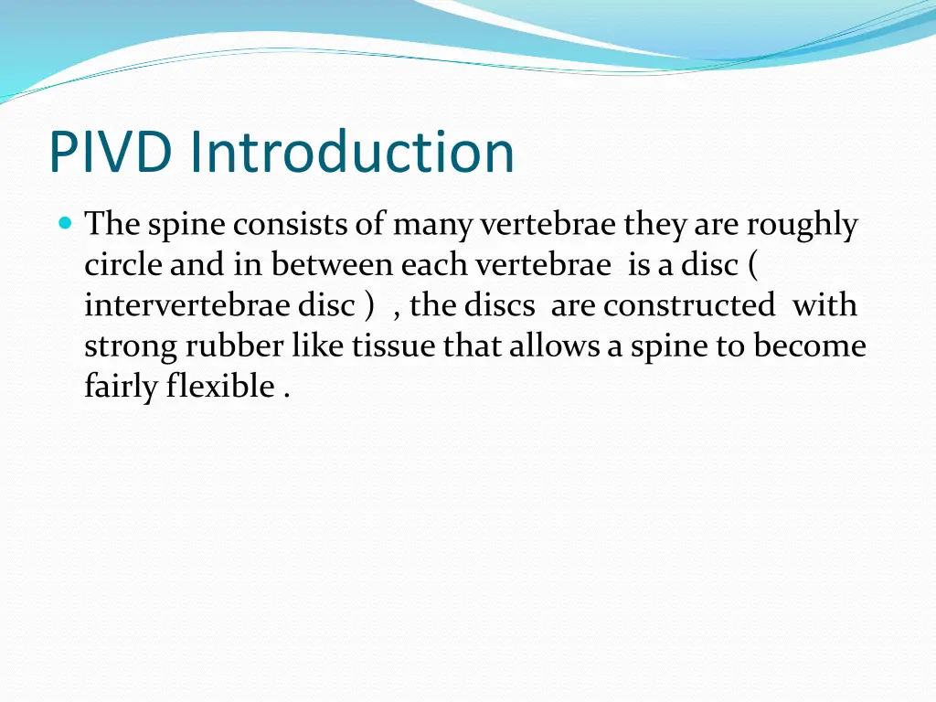 pivd introduction