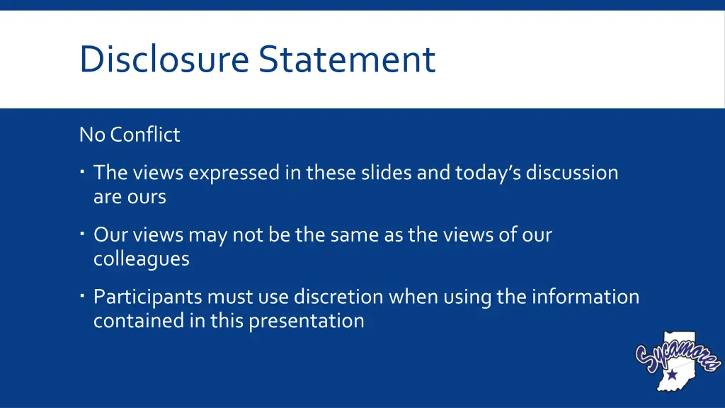 disclosure statement