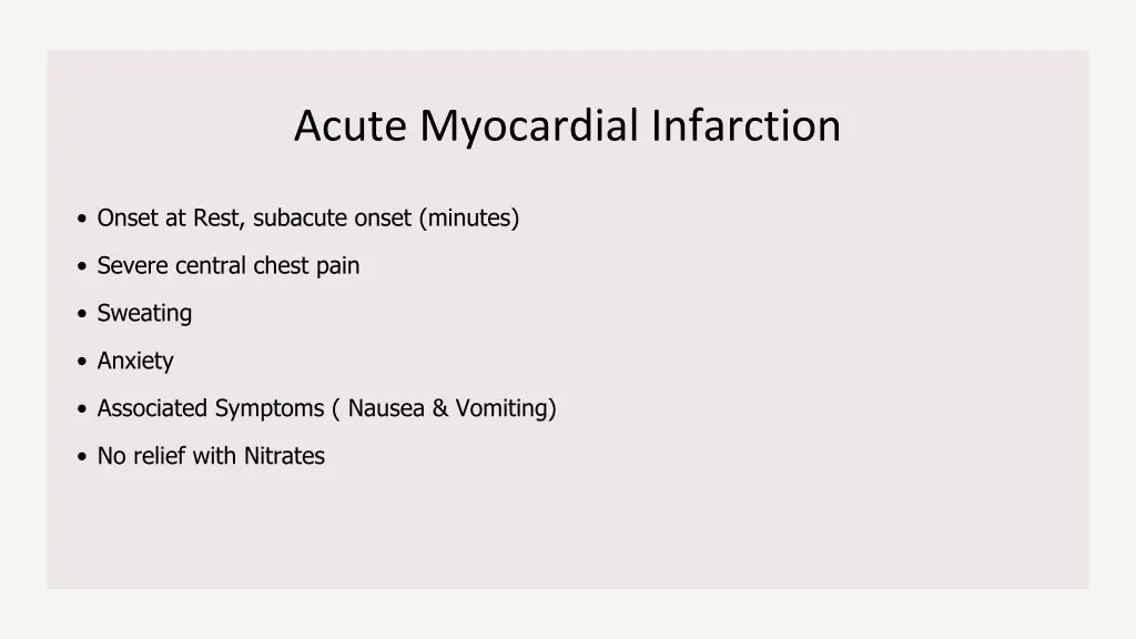 acute myocardial infarction