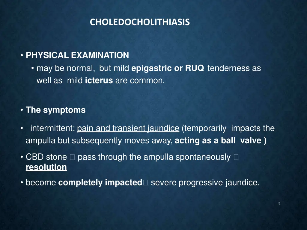 choledocholithiasis 3