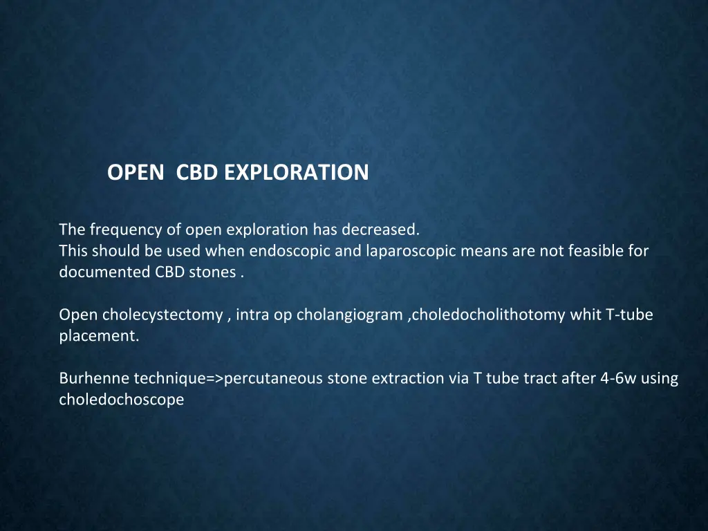 open cbd exploration