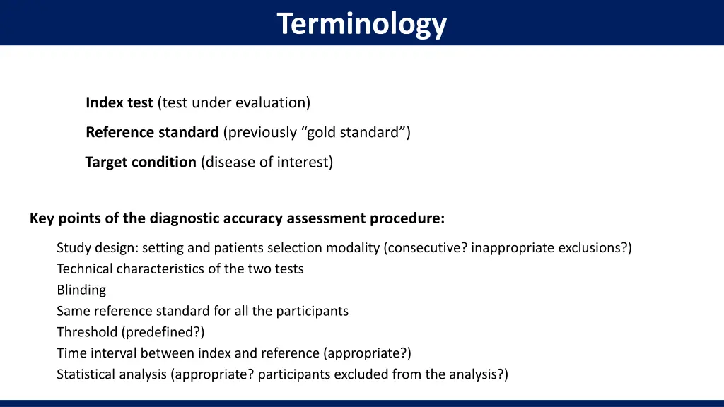 terminology