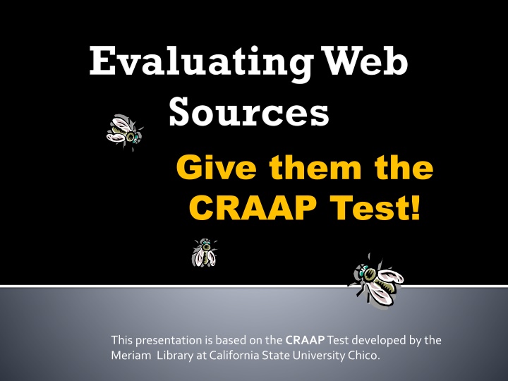 give them the craap test