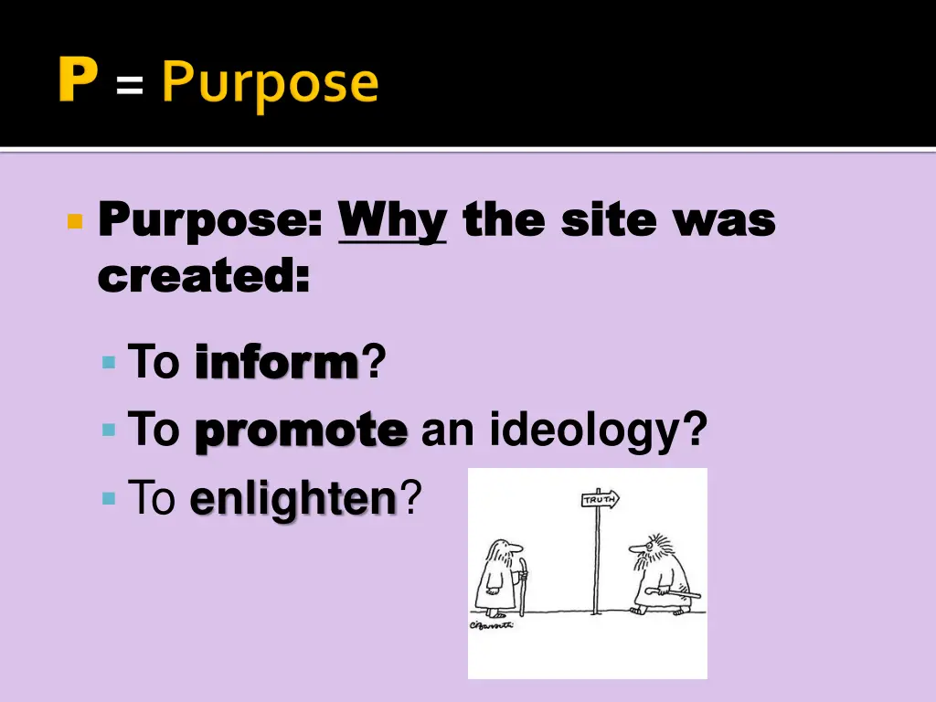 purpose purpose why created created to inform