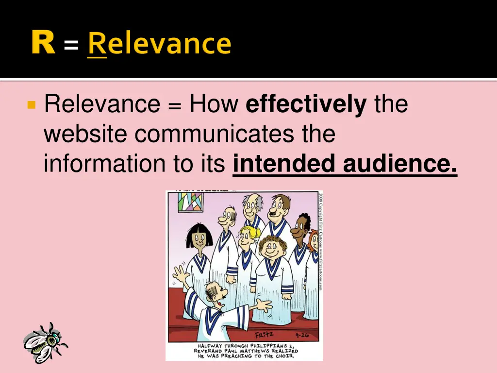 relevance how effectively the website