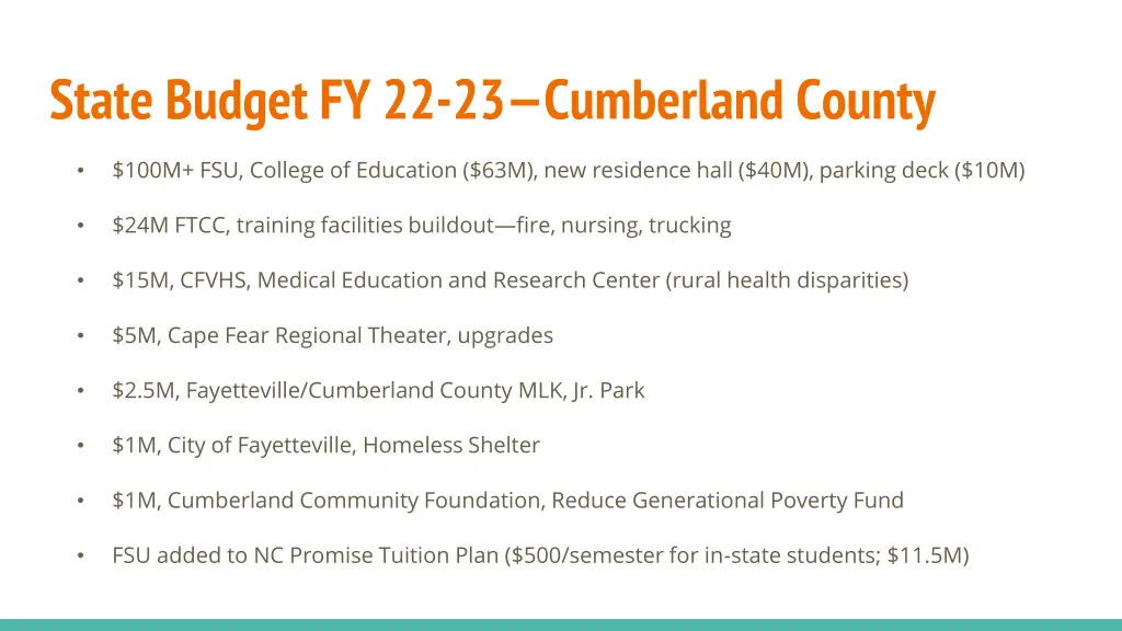 state budget fy 22 23 cumberland county