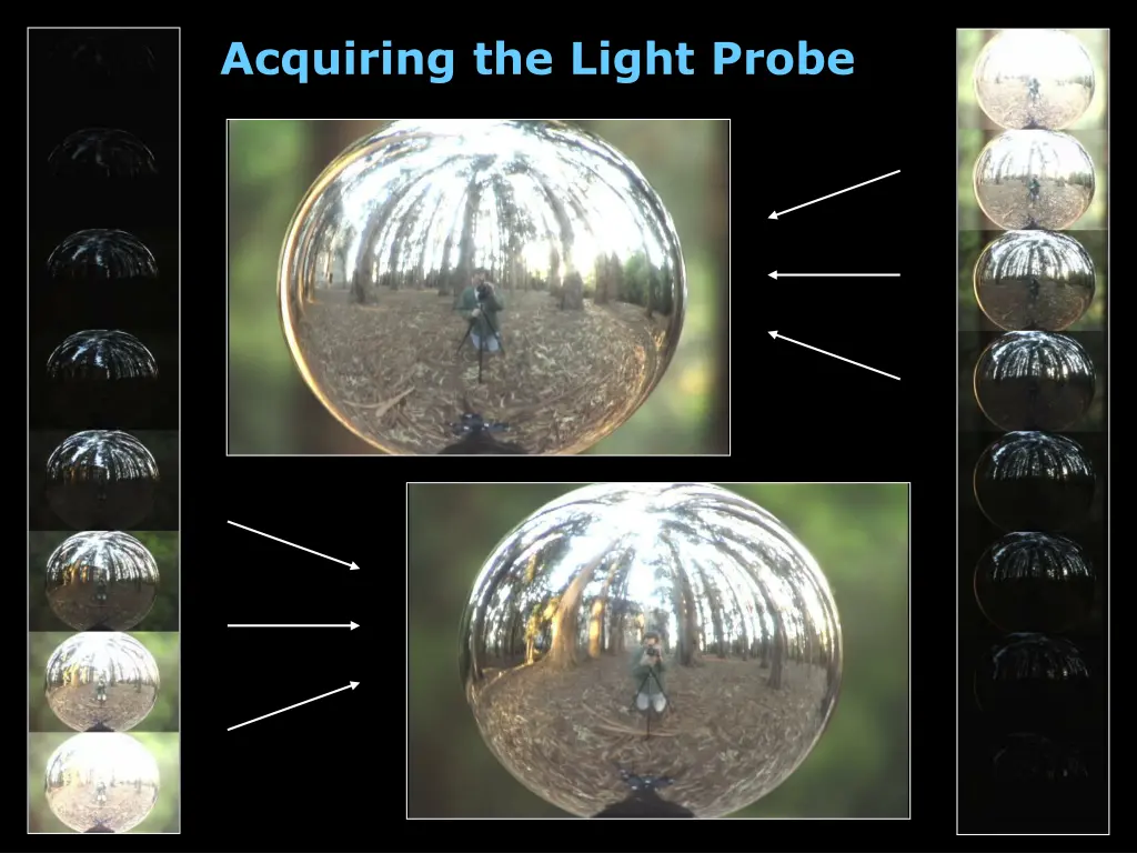 acquiring the light probe