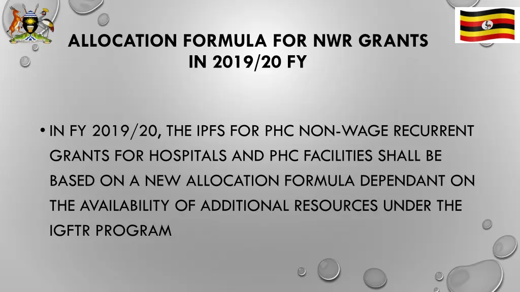 allocation formula for nwr grants in 2019 20 fy