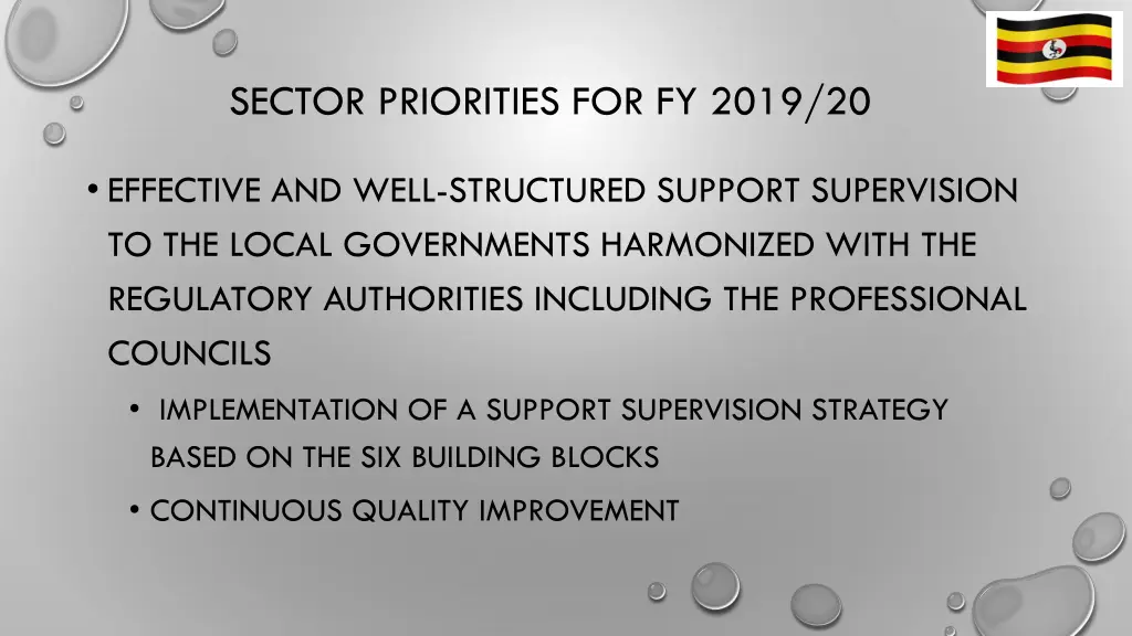 sector priorities for fy 2019 20 5