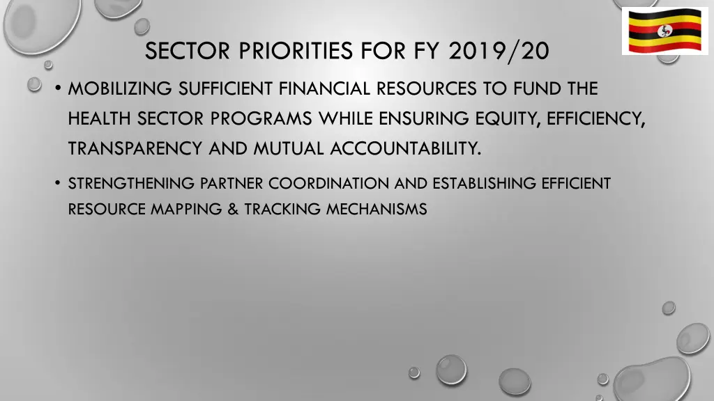 sector priorities for fy 2019 20 7