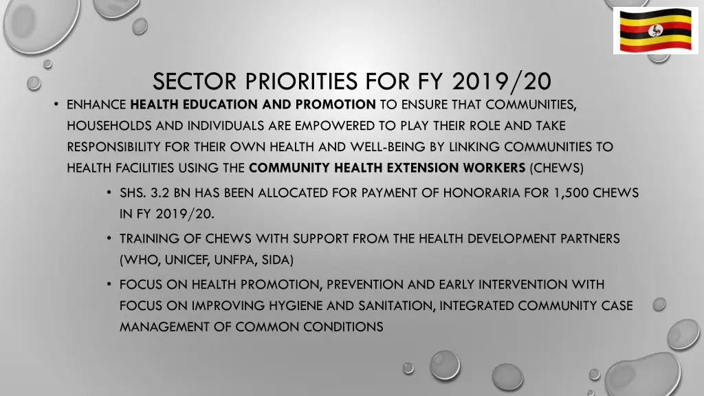 sector priorities for fy 2019 20 enhance health