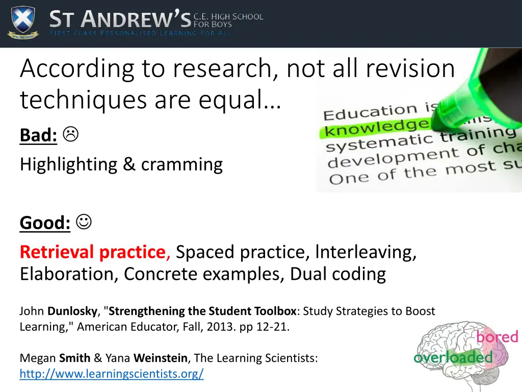 according to research not all revision techniques