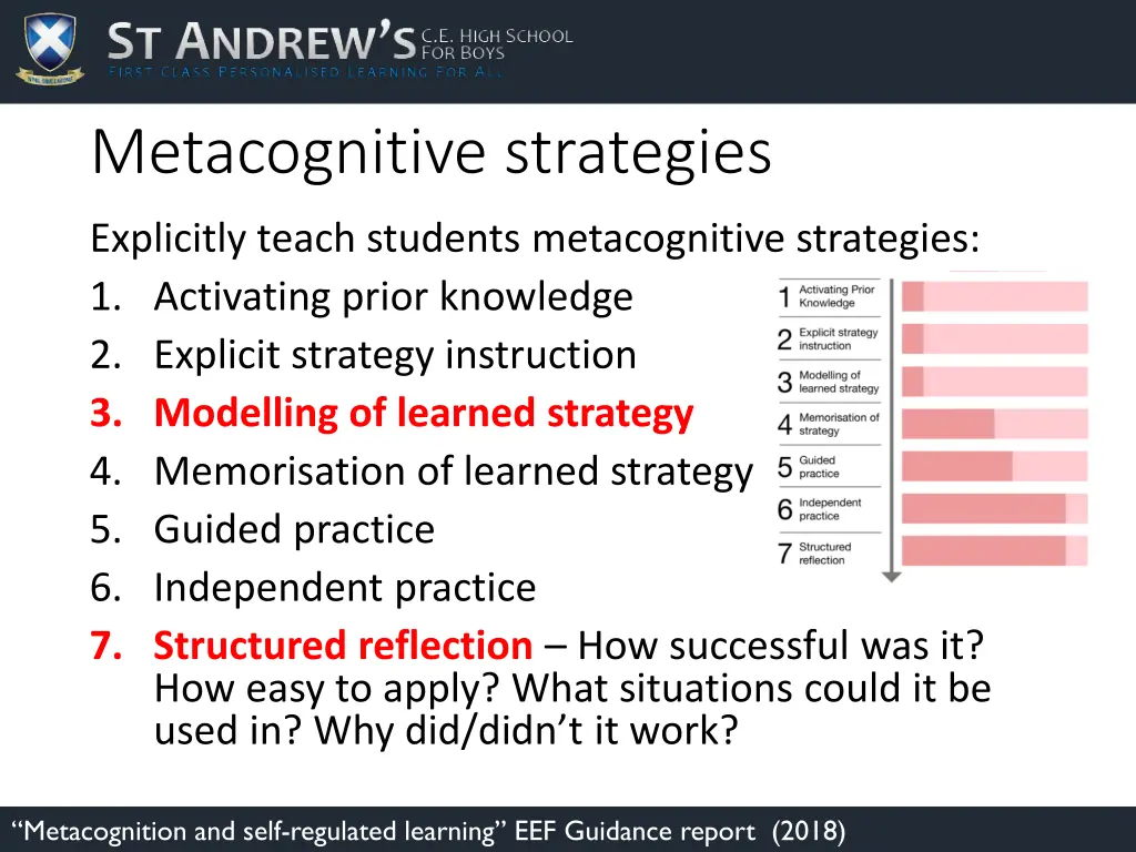 metacognitive strategies