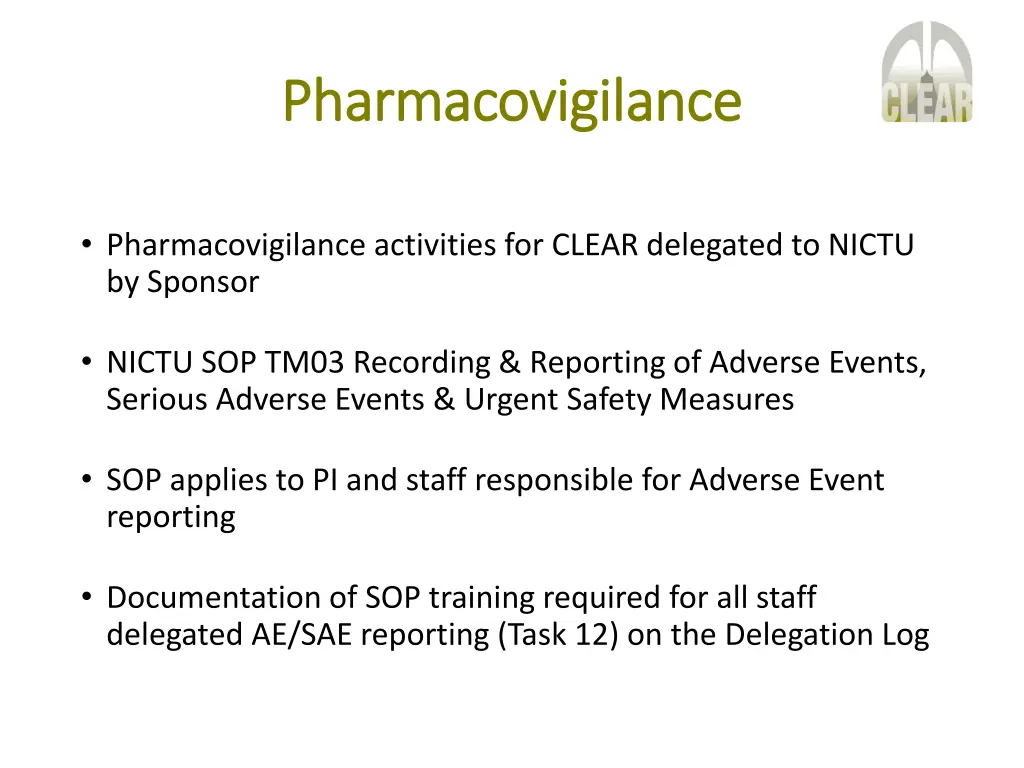 pharmacovigilance pharmacovigilance