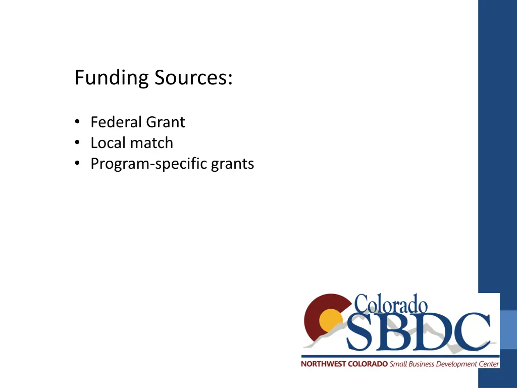 funding sources