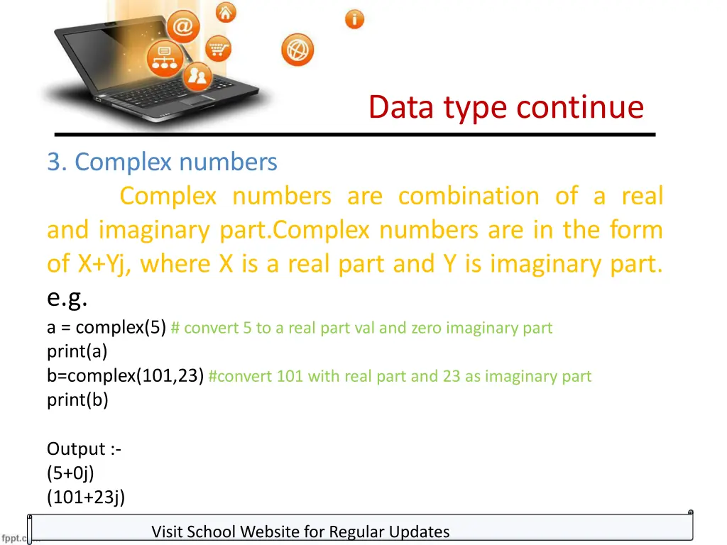 data type continue 6