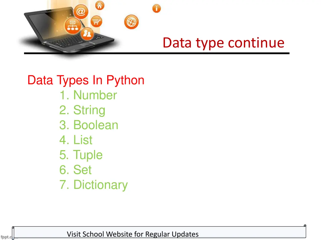 data type continue