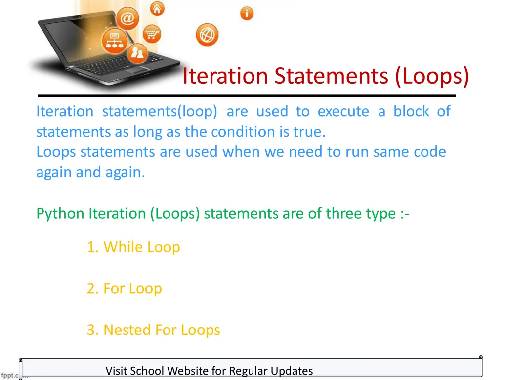 iteration statements loops