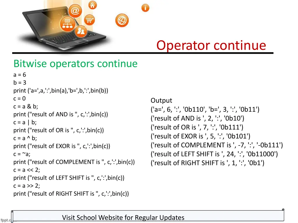 operator continue 7