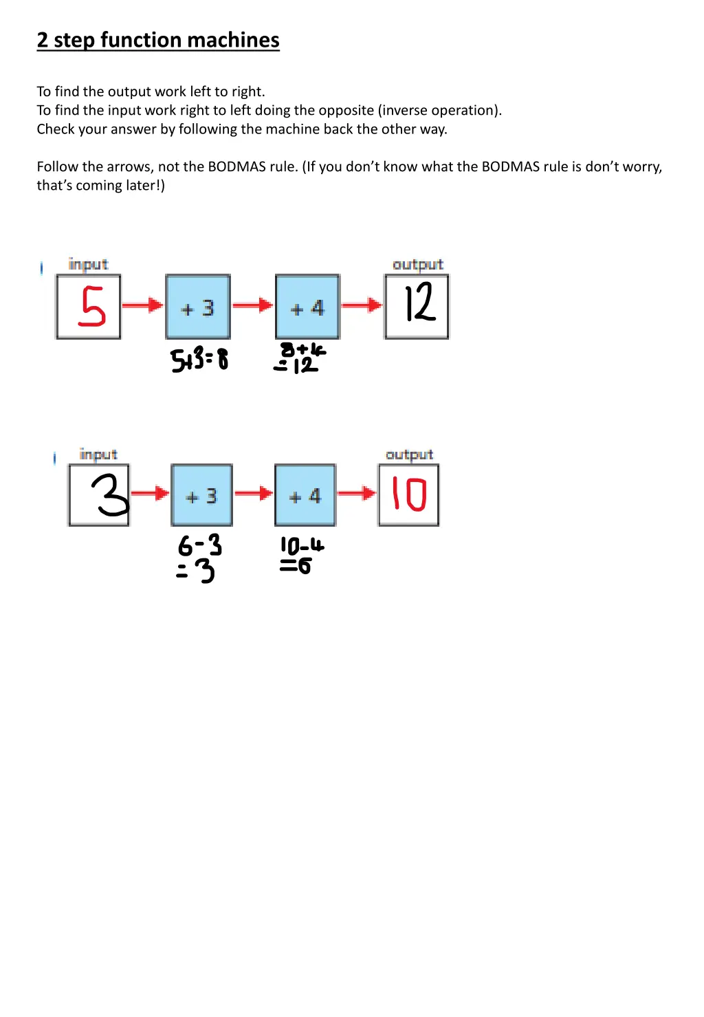 2 step function machines