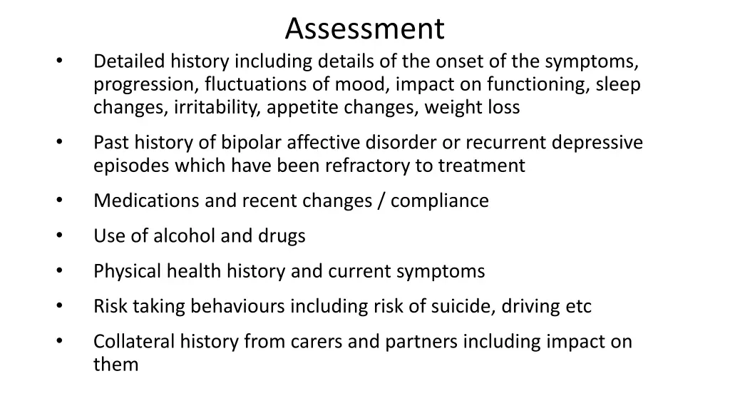 assessment