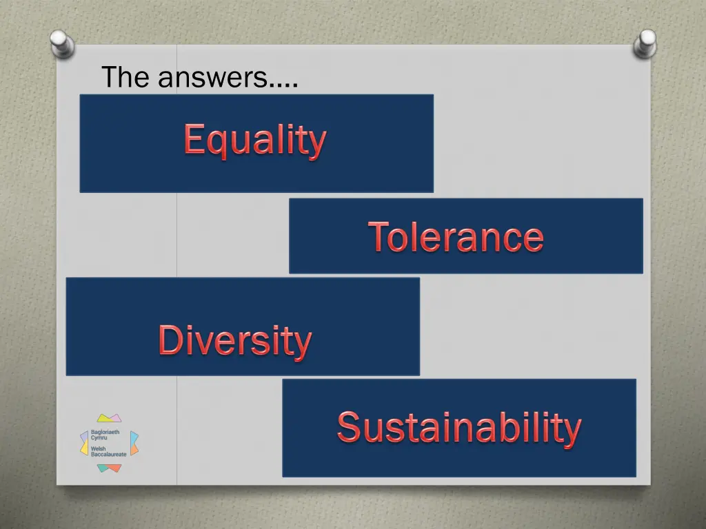 the answers individuals or groups should