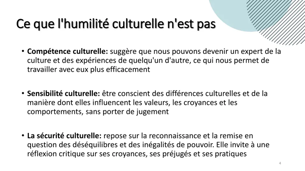 ce que l humilit culturelle