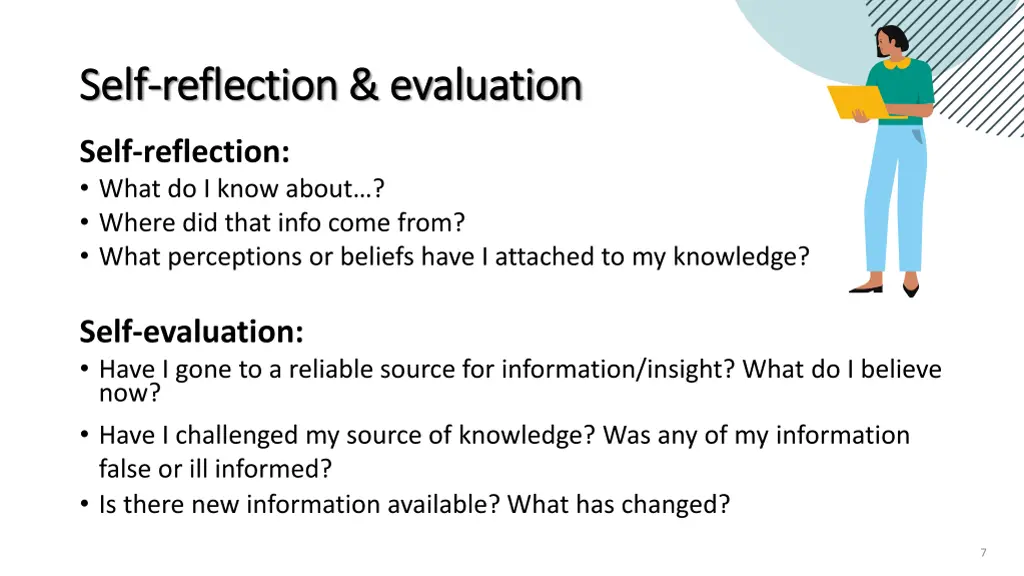 self self reflection evaluation reflection