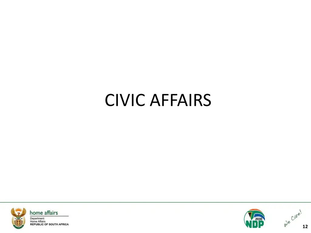 civic affairs