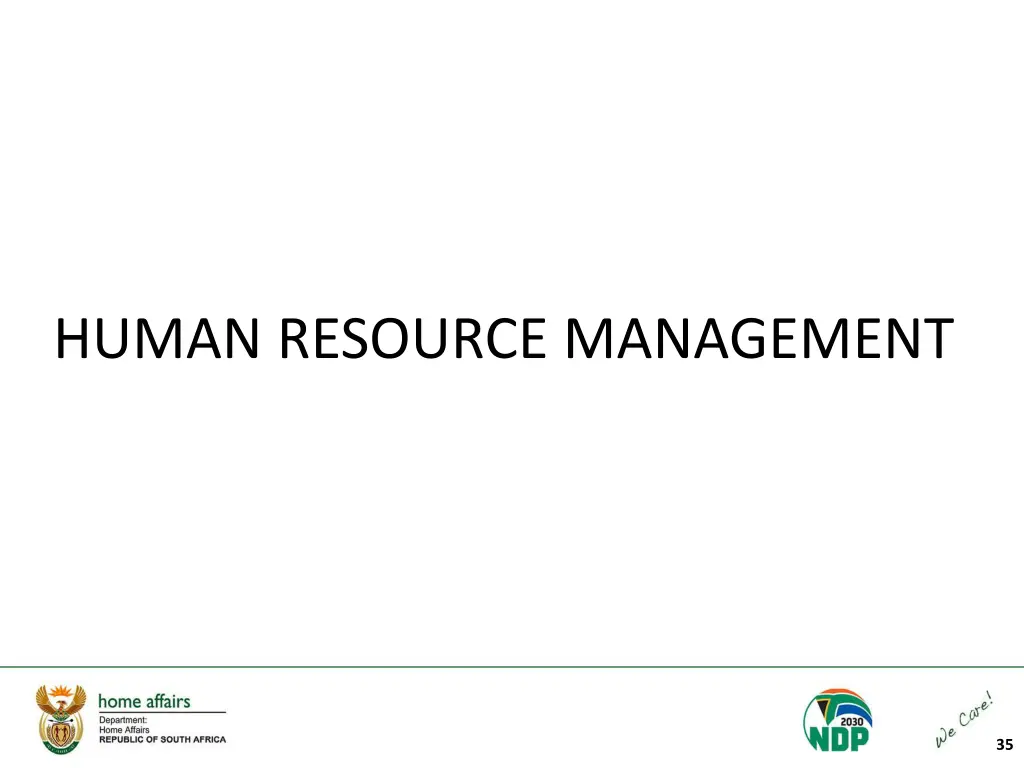 human resource management