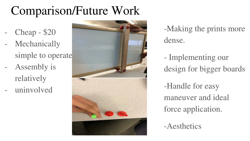 comparison future work