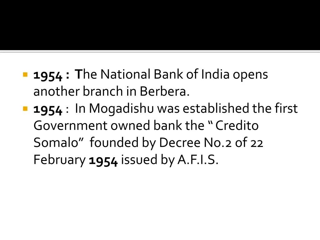 1954 t he national bank of india opens another