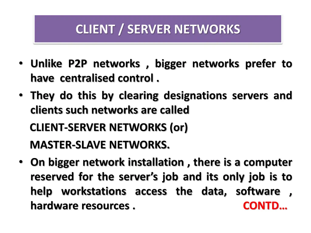 client server networks 1