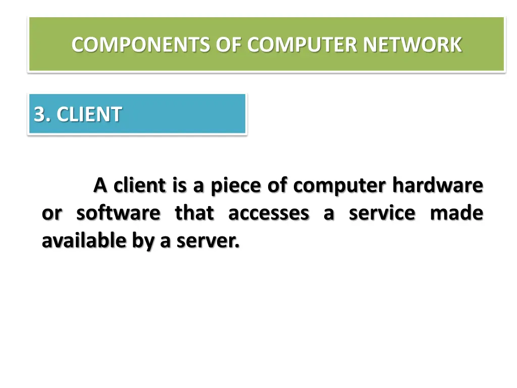 components of computer network 7