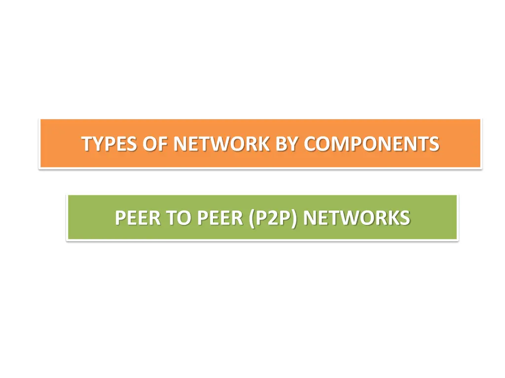 types of network by components 2