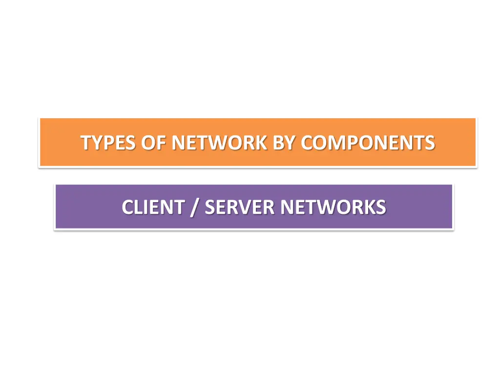 types of network by components 3