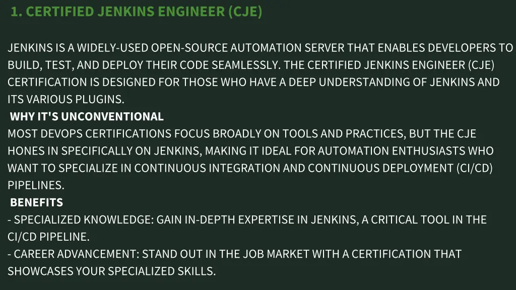 1 certified jenkins engineer cje