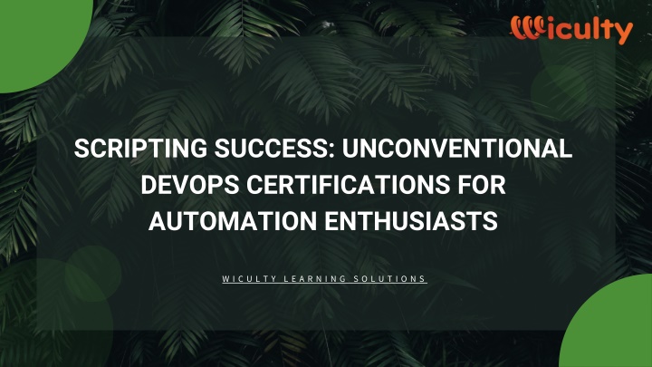 scripting success unconventional devops