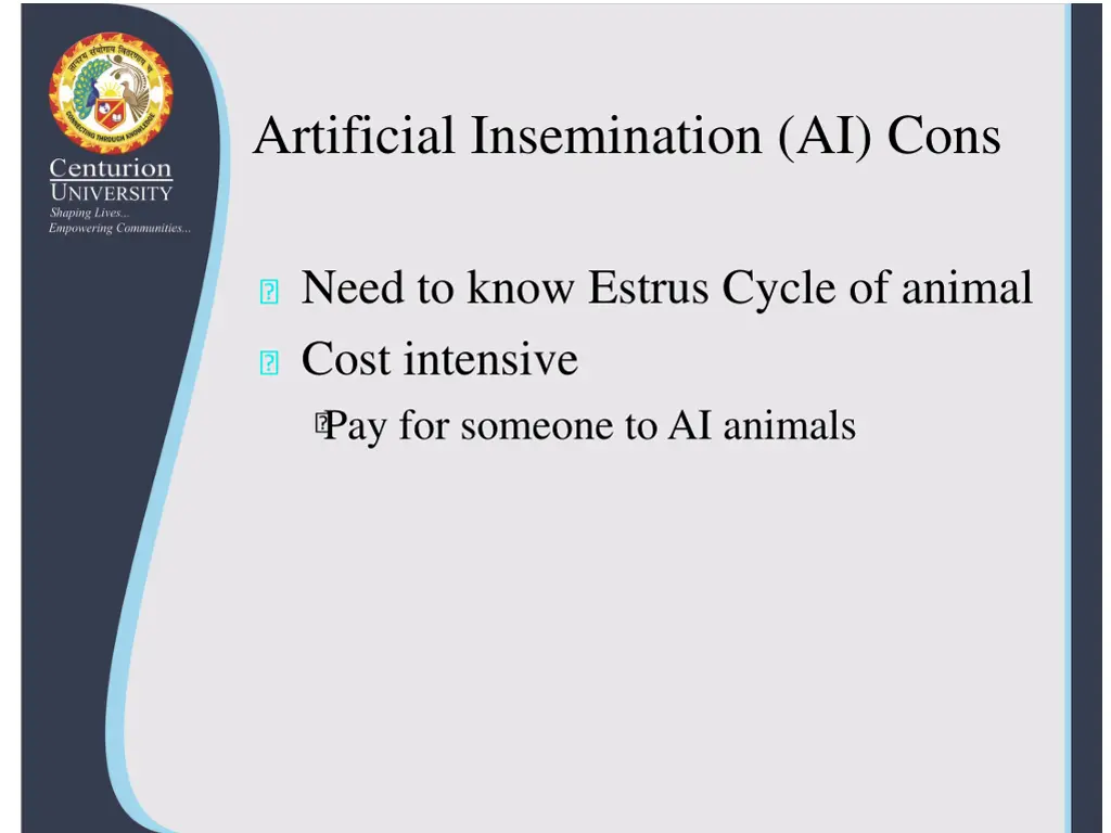 artificial insemination ai cons