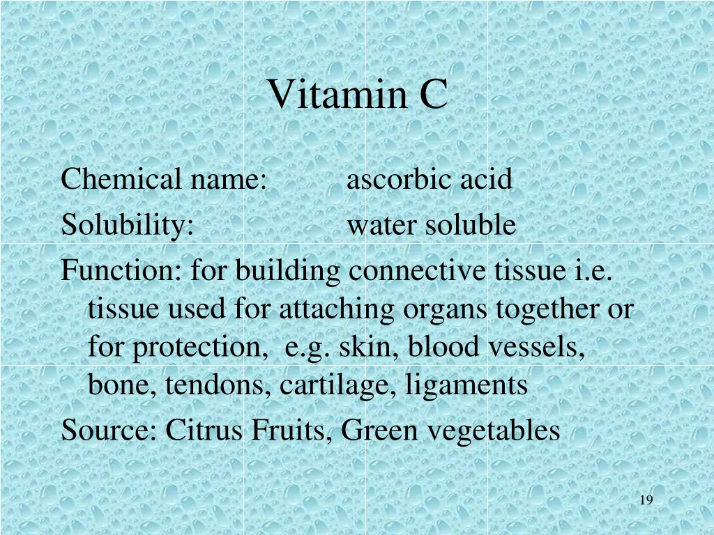 vitamin c