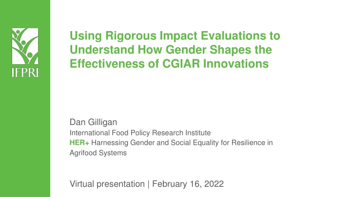 using rigorous impact evaluations to understand