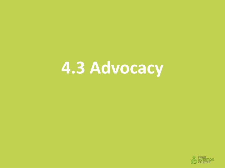 4 3 advocacy