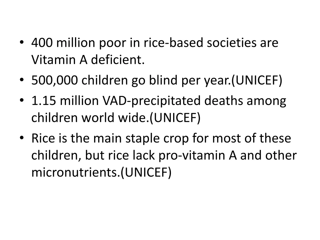 400 million poor in rice based societies