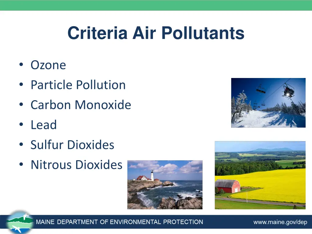 criteria air pollutants