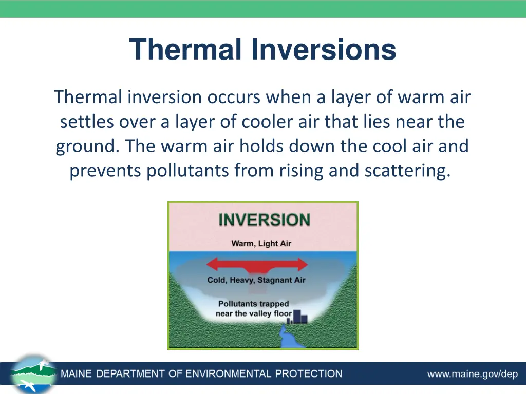 thermal inversions