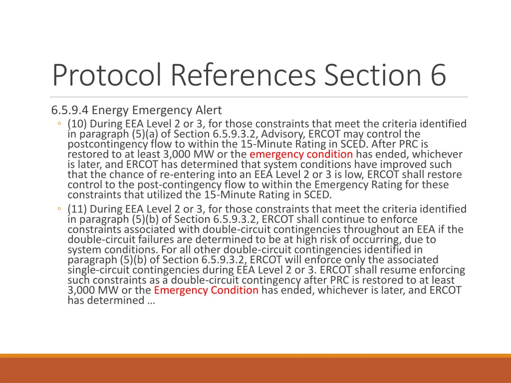 protocol references section 6 6